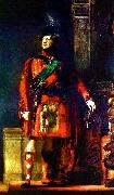 Sir David Wilkie Sir David Wilkie flattering portrait of the kilted King George IV for the Visit of King George IV to Scotland, with lighting chosen to tone down the b Sweden oil painting artist